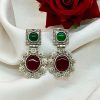 earrings green color for women
